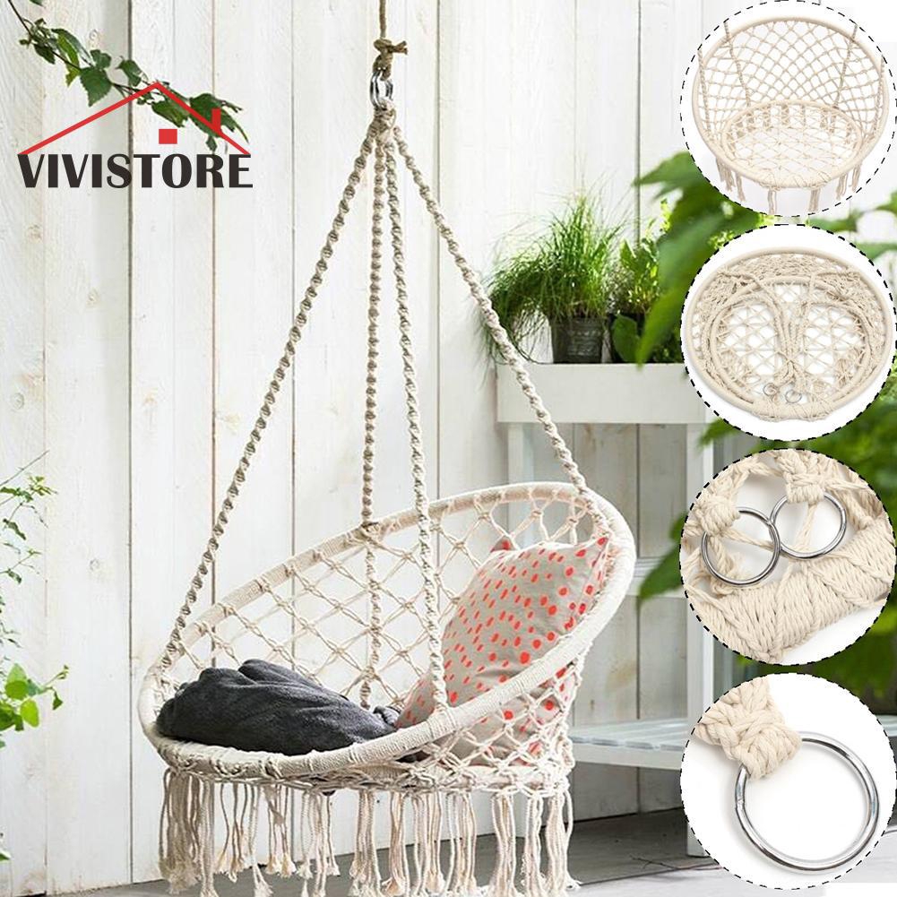 Vv Safety Swing Hammock Chair Hanging Bedroom Outdoor Indoor