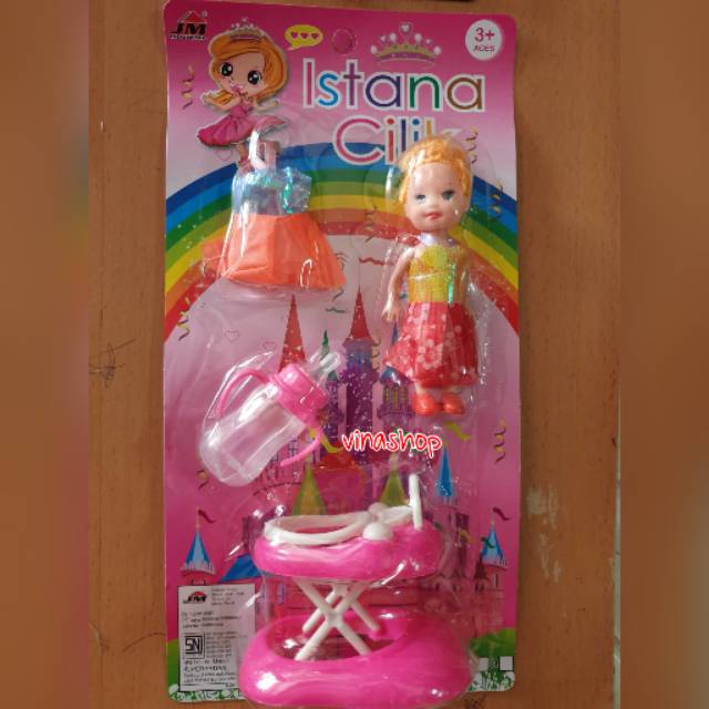 barbie with baby and stroller
