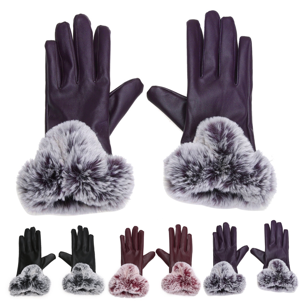 rabbit hair gloves