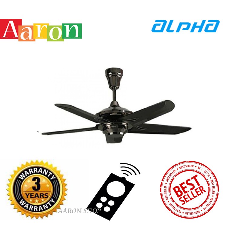Alpha Ceiling Fan Cosa 678 Pwt 40 Inch Remote Control Aaron