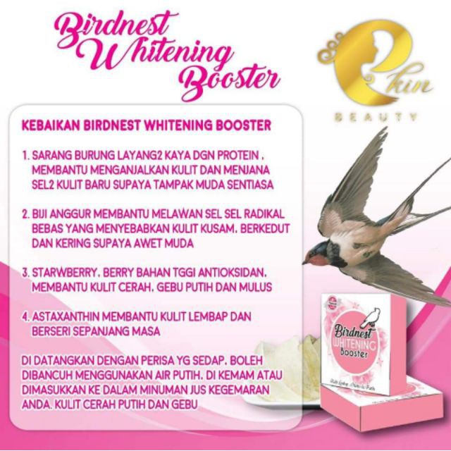 Birdnest Whitening Booster Shopee Singapore