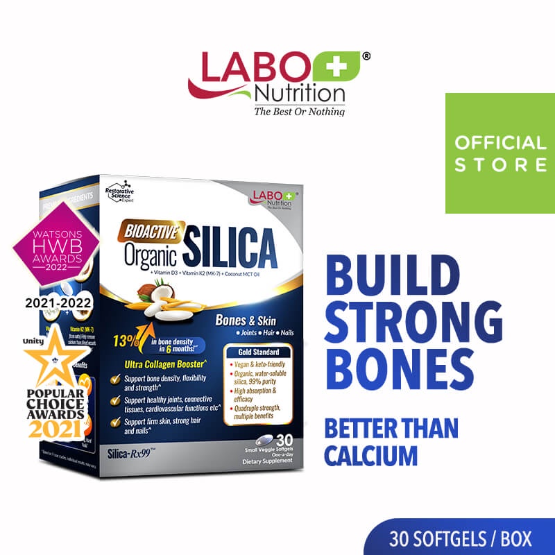 LABO Nutrition Bioactive Organic Silica Increase Bone Density for