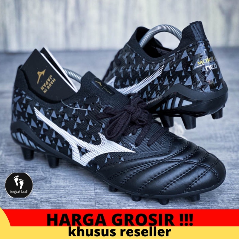 Mizuno MORELIA NEO 3 BETA BLACK WHITE ORIGAMI Soccer Shoes | Shopee ...