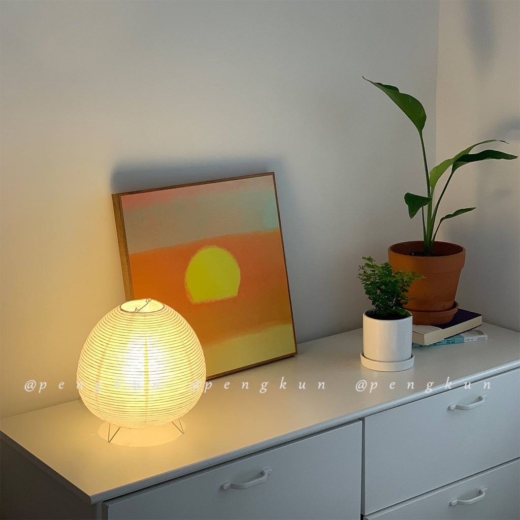 ins Style Bedroom Atmosphere Table Lamp Night Light Bedside Simple Modern Living Room Japanese Lante