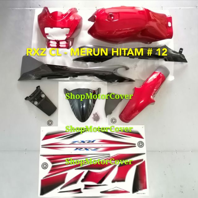 cover set rxz catalyzer merah putih Alexandra Fraser
