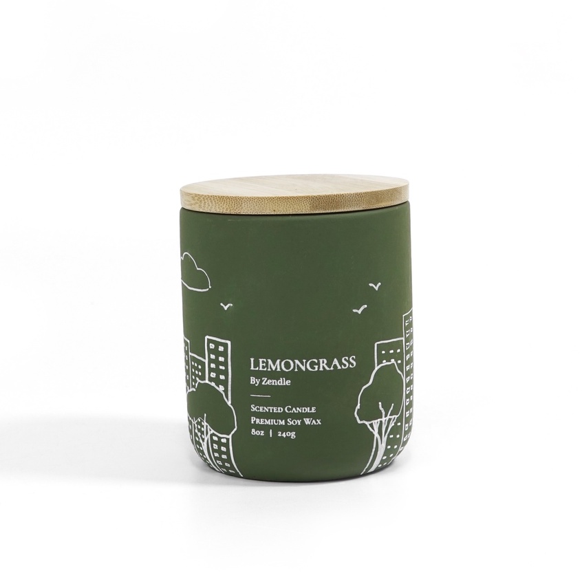 Zendle National Day Lemongrass Candle Shopee Singapore