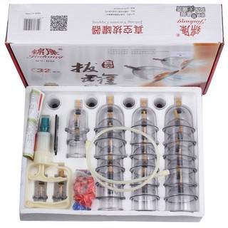 ✕✸Ready Stock 32 Cups / Set Cupping Cup Cupping device Chinese Medical Vacuum Body Cupping Therapy