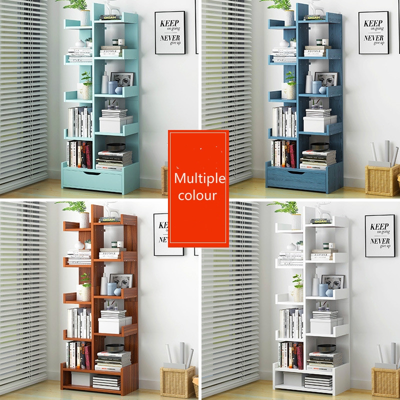 Simple Economic Small Bookshelf Shelf Floor Shelf Shelf Shelf