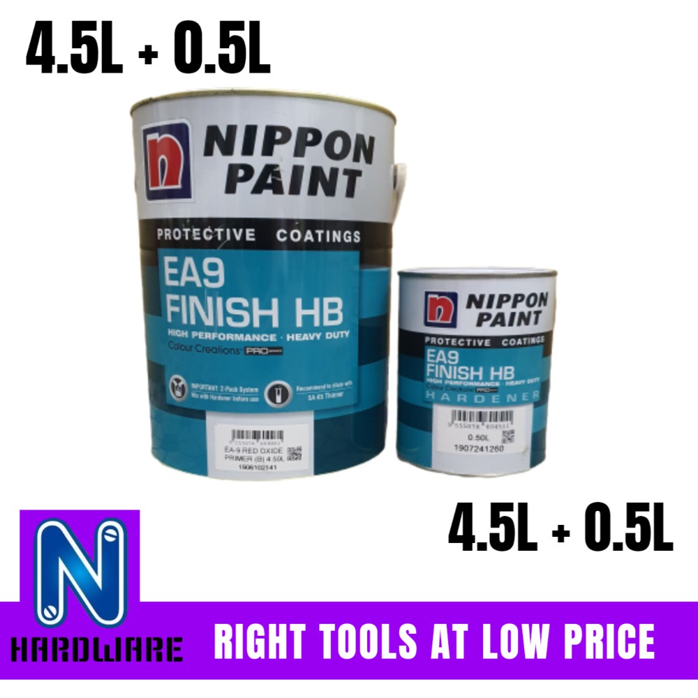 Nippon Paint Food Grade Epoxy EA9 Finish HB Fish Pond Paint 5L - 5 ...