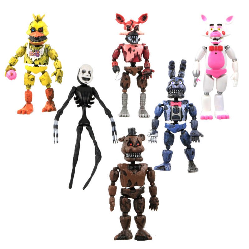 five nights at freddy's nightmare figures