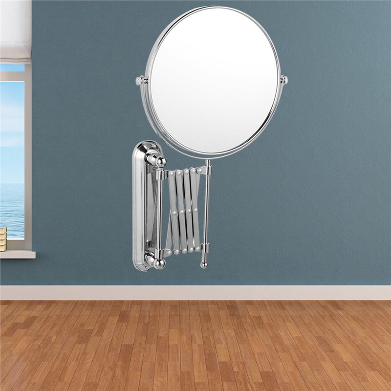 6 Inch 3x Magnifying Swivel Mirror Two Sided Bathroom Mirror Wall