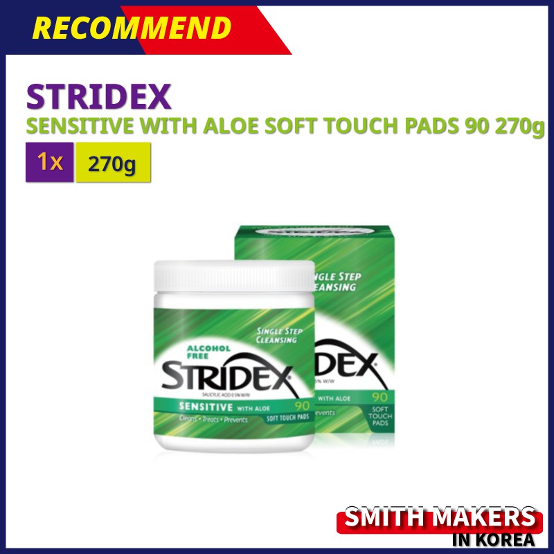 stridex sensitive with aloe