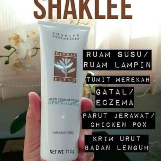 Herbal Blend Shaklee Lotion Versatile Shopee Singapore