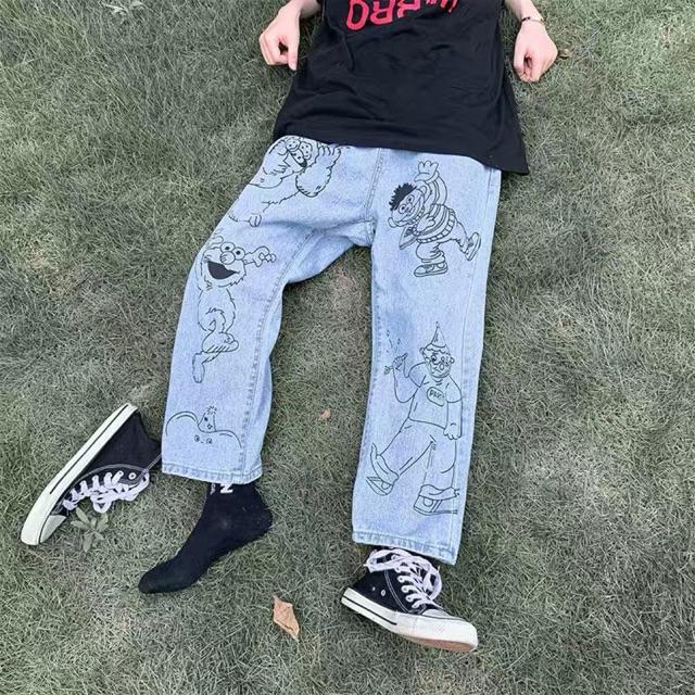 sesame street mom jeans