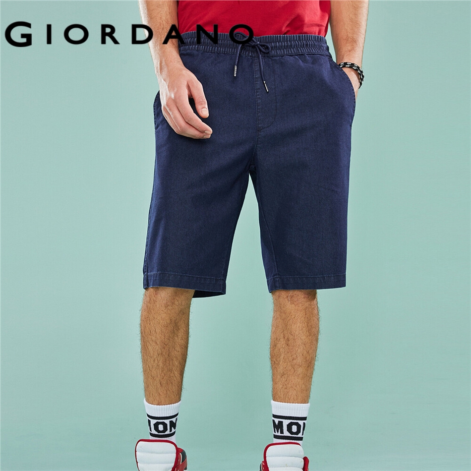 drawstring denim shorts mens