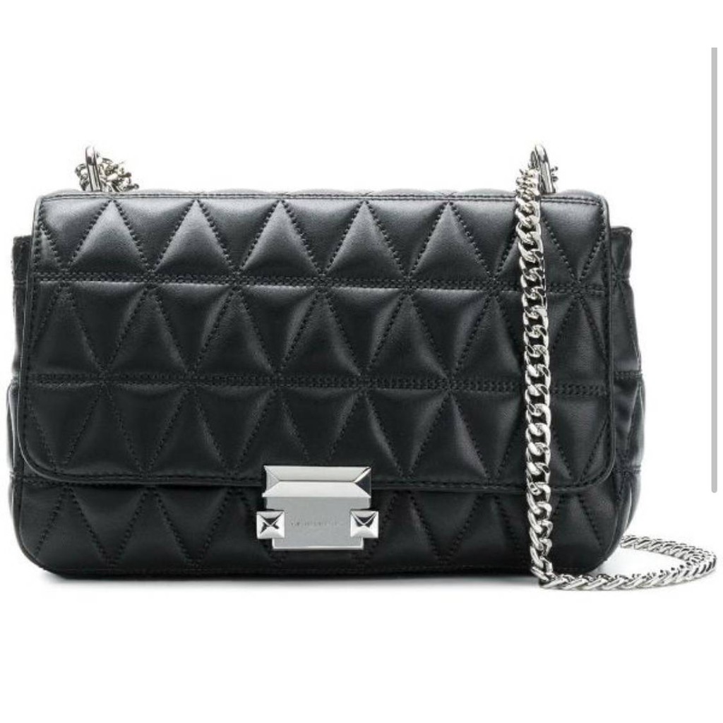 michael kors sloan large quilted shoulder bag