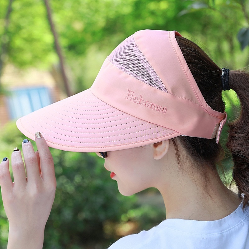 Topi berjemur wanita topi matahari besar di sepanjang topi Topi berjemur wanita topi matahari besar di sepanjang topi