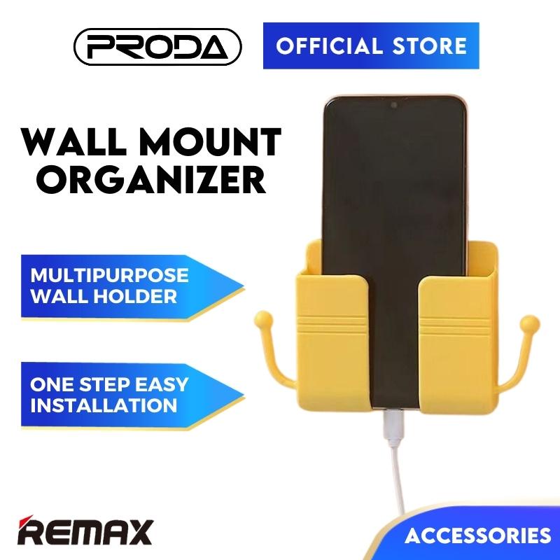 Wall Phone Holder Wall Organzier Wall Mounted Phone Holder Cable Hanger ...