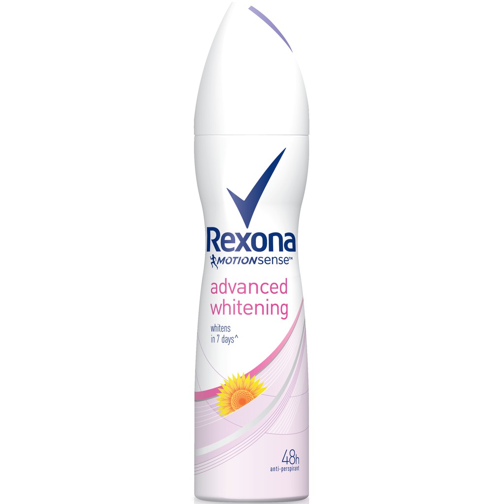 Rexona Women Advanced Whitening Deodorant Spray 150ml | Shopee Singapore