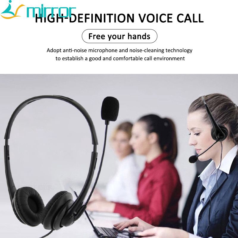 call centre headset with microphone