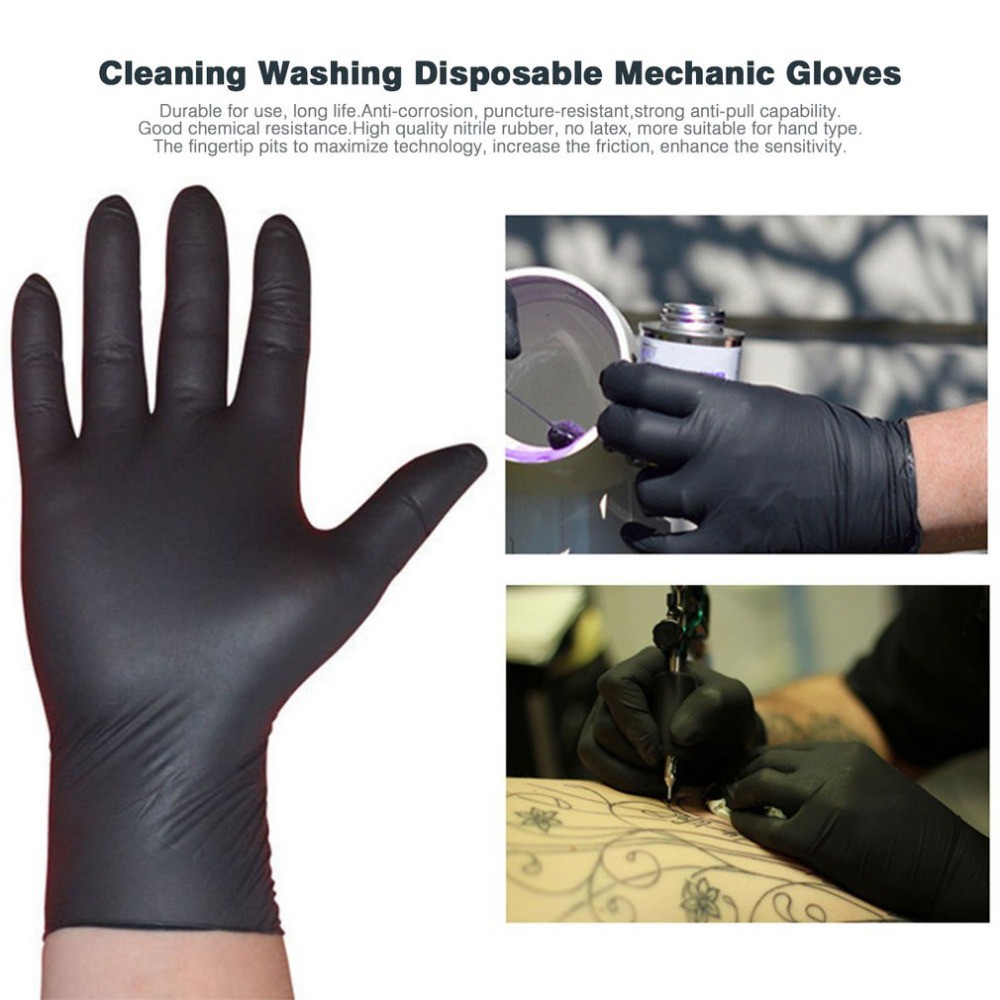 black dish gloves