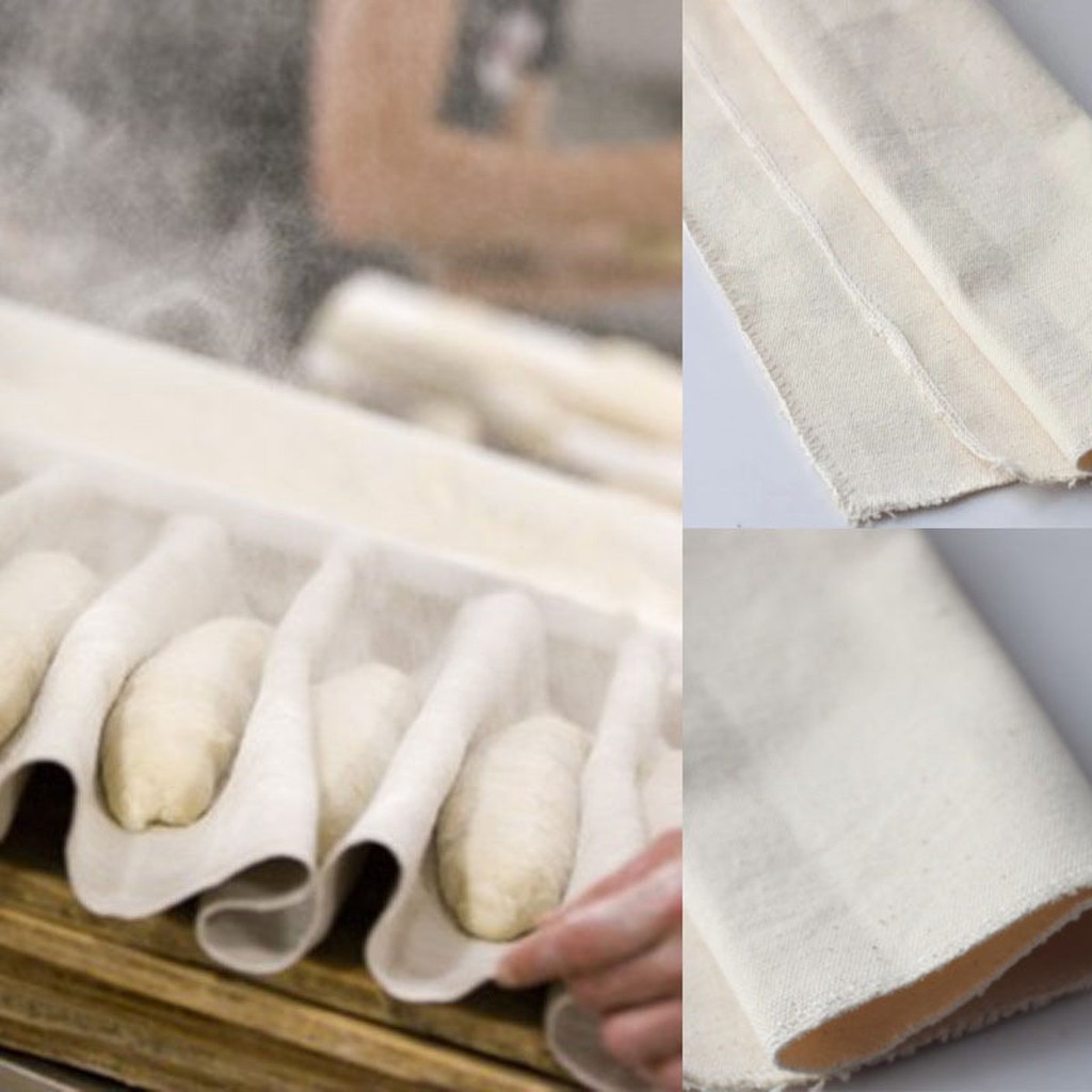 Bakers Proofing Couche Flax Linen Cloth Proving Bread Pans