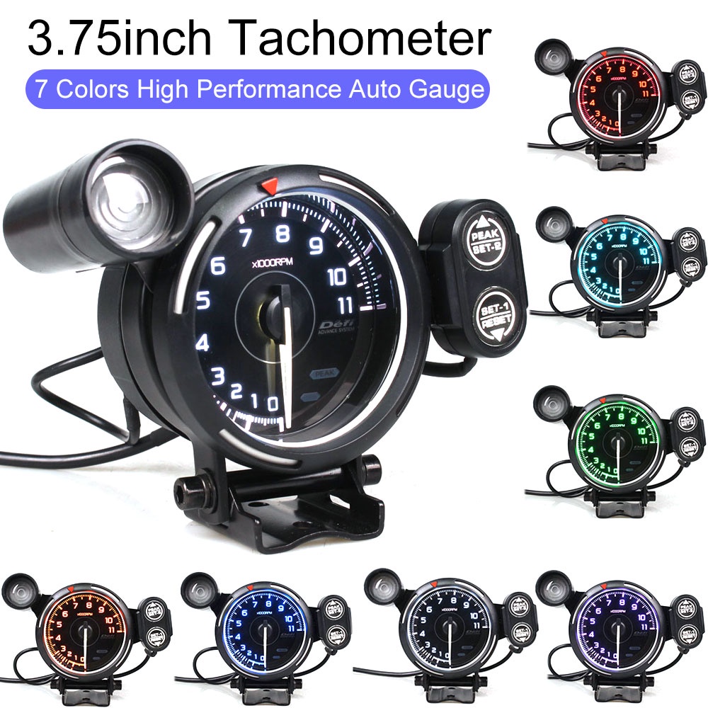 A1 Defi Style Meter RPM 80mm / Defi Gauge Tachometer ( 7 Color
