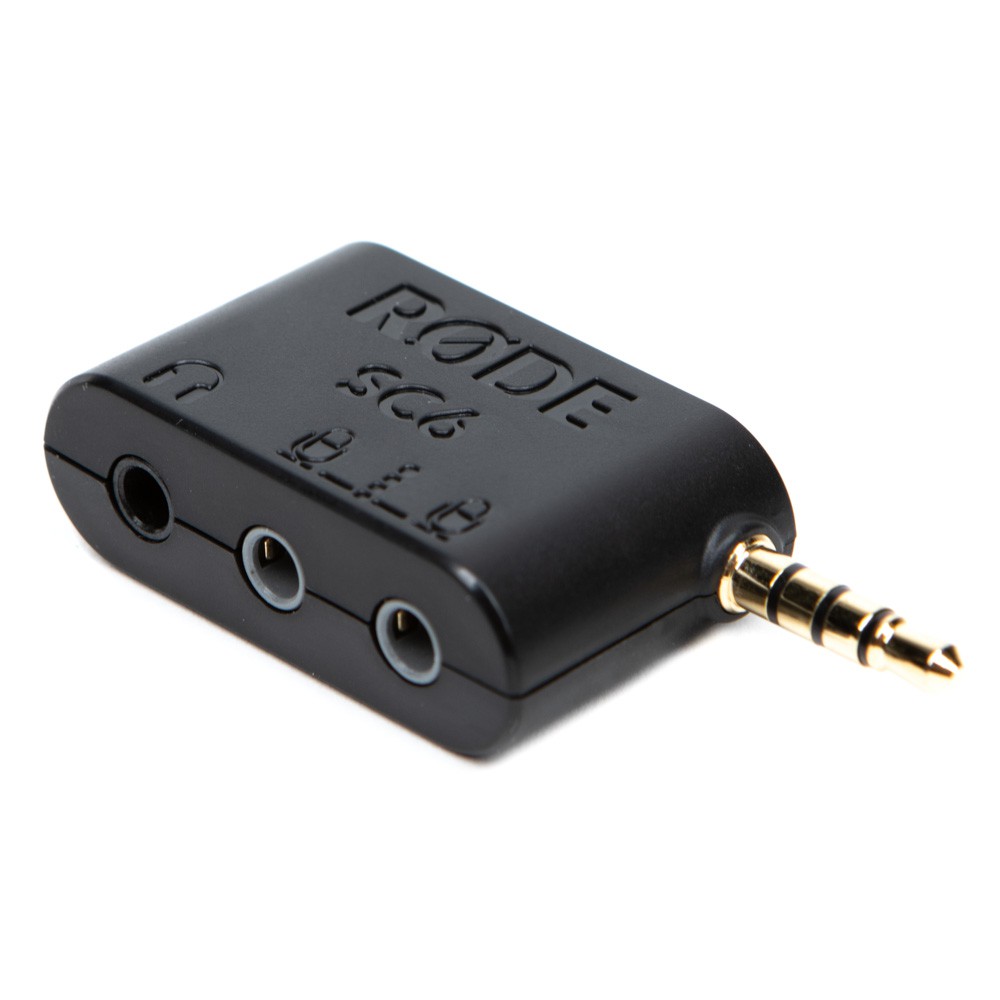 rode sc6 dual trrs input and headphone output for smartphones