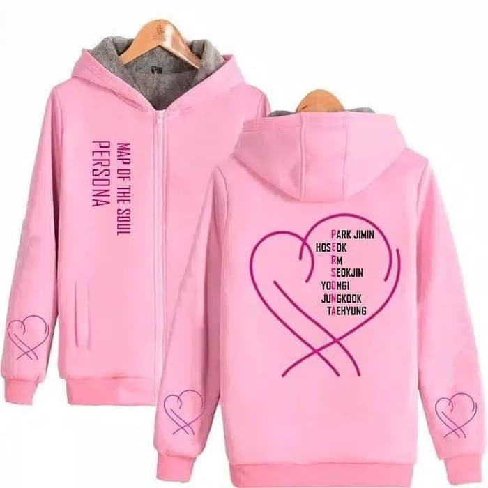 bts sweater pink