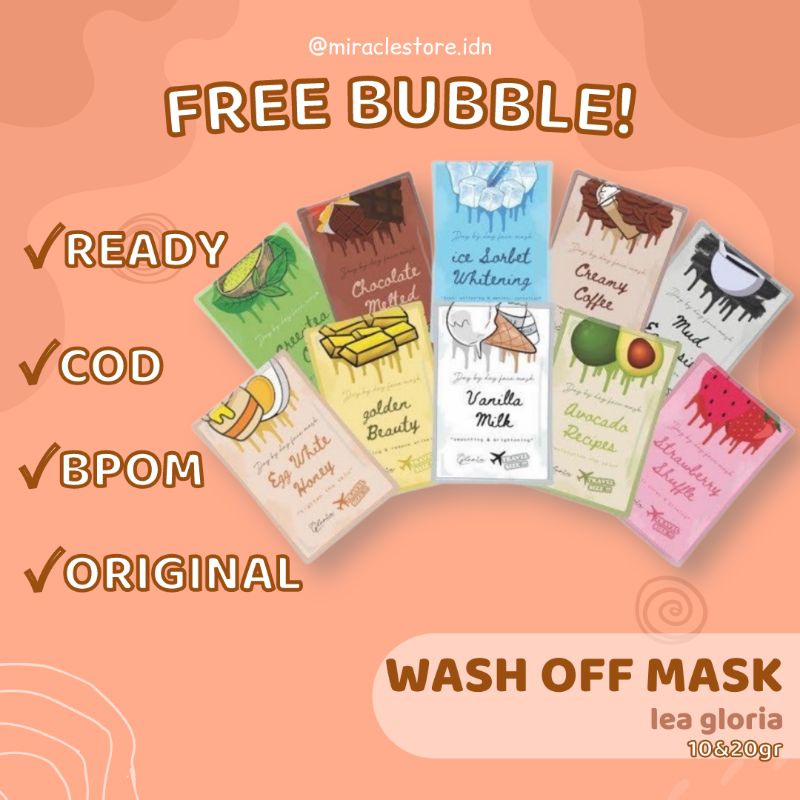 Lea MASK LEA MASK BY LEA GLORIA Organic MASK BPOM MASK LEA Face MASK