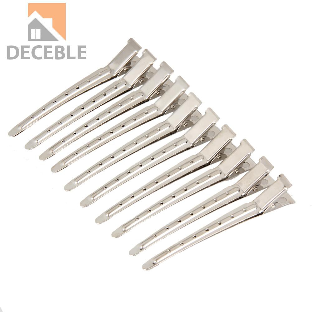 10pcs Pro Salon Hairdressing Tools Duck Mouth Hairdresser Hair Clip Clips  Hair Stainless Steel Kit | Shopee Singapore