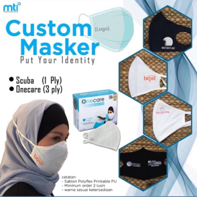 Custom Mask One Care Shopee Singapore