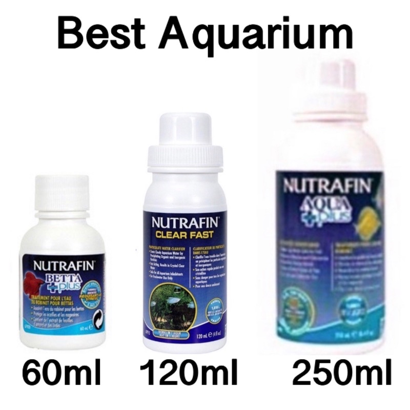 Nutrafin Betta Plus Water Conditioner (60ml) Anti chlorine (250ml,500ml,2Litre) Clear Fast 120ml