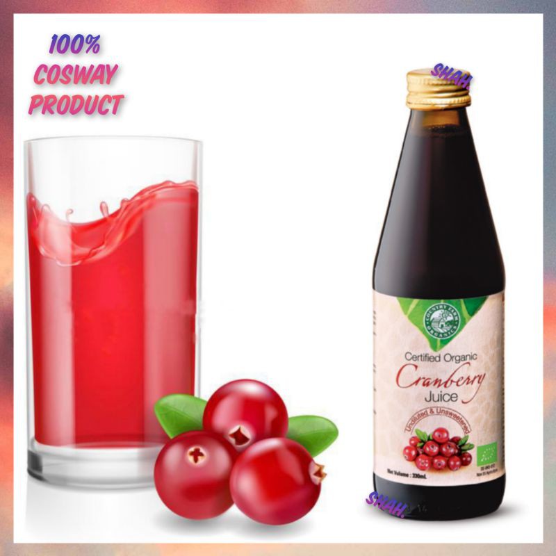 Shop Malaysia Cosway Country Farm Organics Organic Cranberry Juice 330ml Code 9555175000221 Shopee Singapore