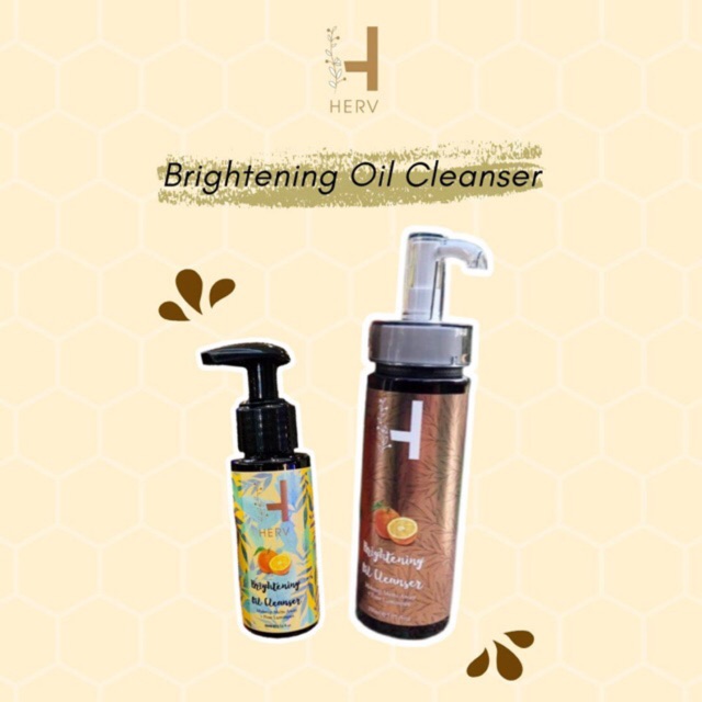 brightening oil cleanser