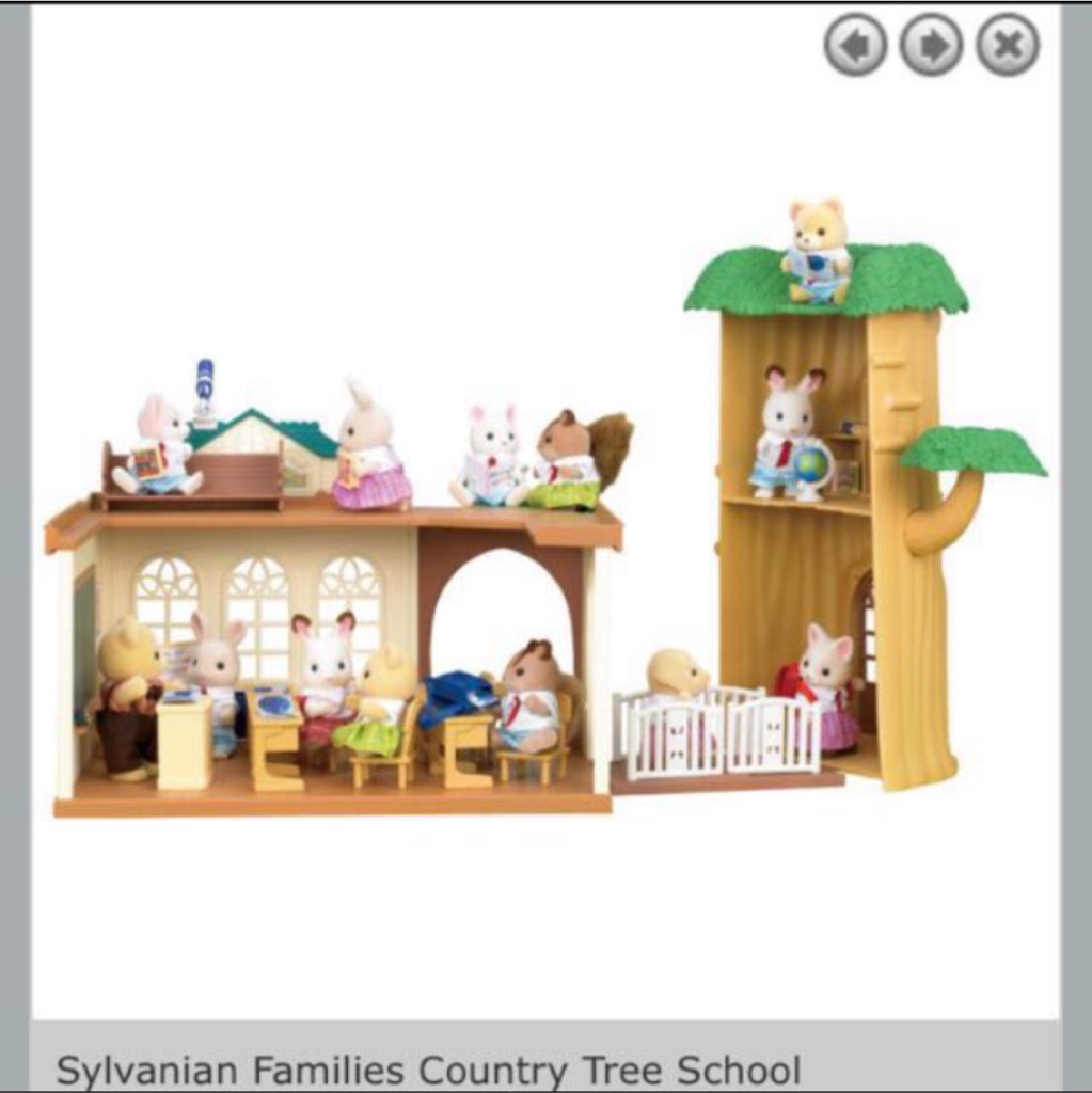 sylvanian families country tree school