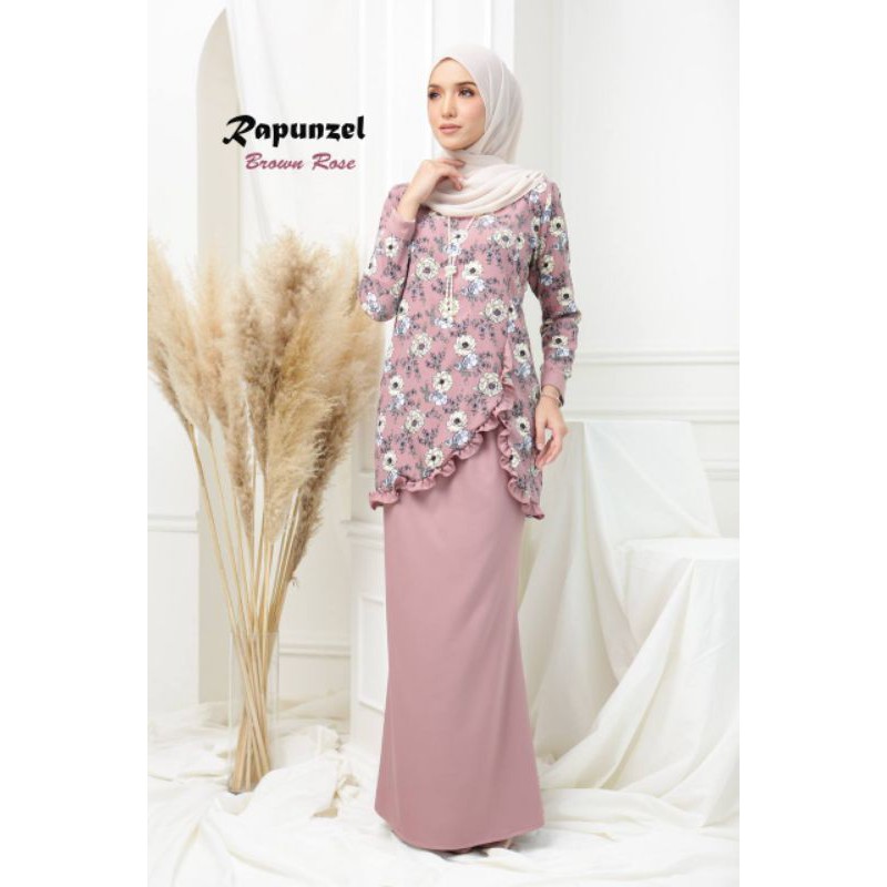 Kurung Rapunzel Baju Kurung Moden Fesyen Terkini Raya 2021 Adel Fitri Megasales By Adel Adyana Elegance Shopee Singapore