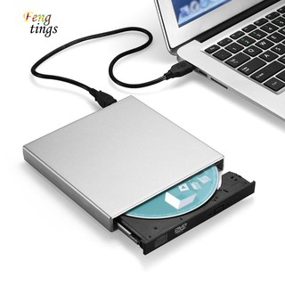 FT✿USB External CD-RW Burner DVD/CD Reader Player Optical Drive for Laptop Computer