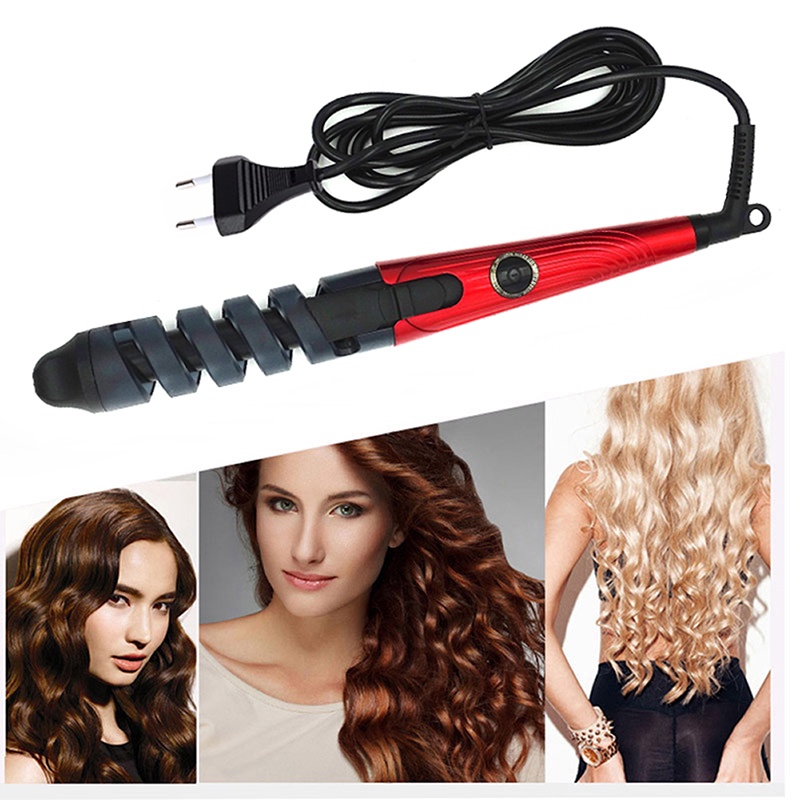 Magic Hair Curlers Electric Curler Ceramic Spiral Hair Curling Iron Wand Salon  Hair Styling Tools Fast Hair Rollers Curlers | Shopee Singapore