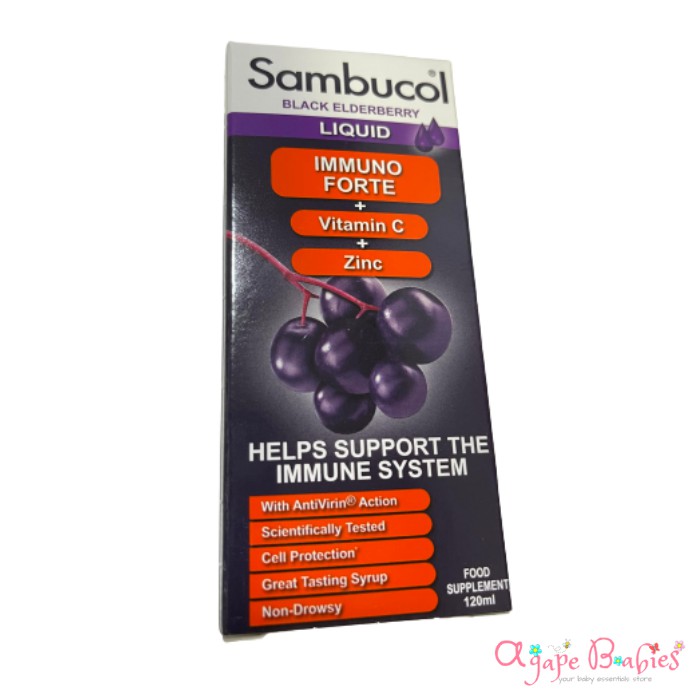 [Exp: 03/24] [Single Pc] Sambucol Immuno Forte (UK Version), 120 Ml (3 Years Up)