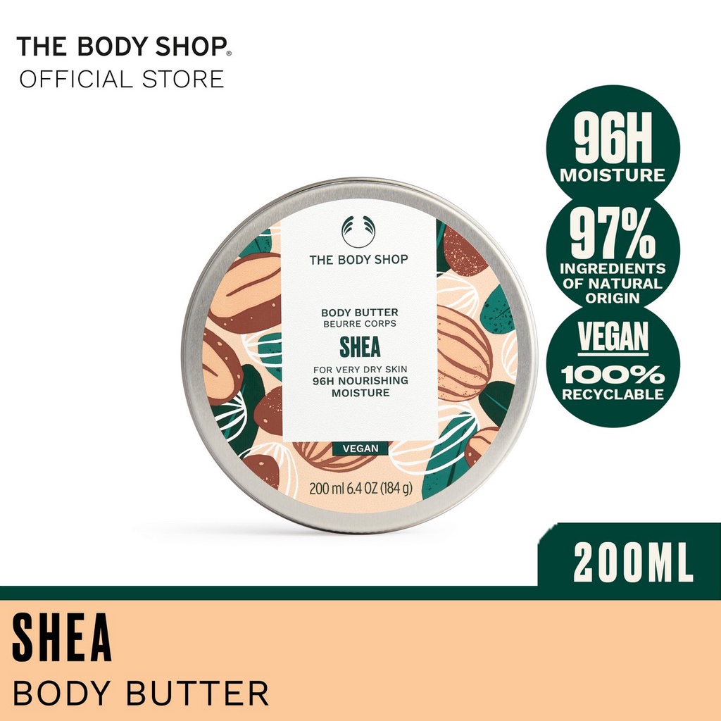 The Body Shop Shea Body Butter 200ML Shopee Singapore