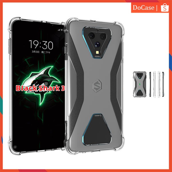 Xiaomi Black Shark 3 3 Pro Shockproof Case Clear Bumper Tpu Soft Cover Shopee Singapore