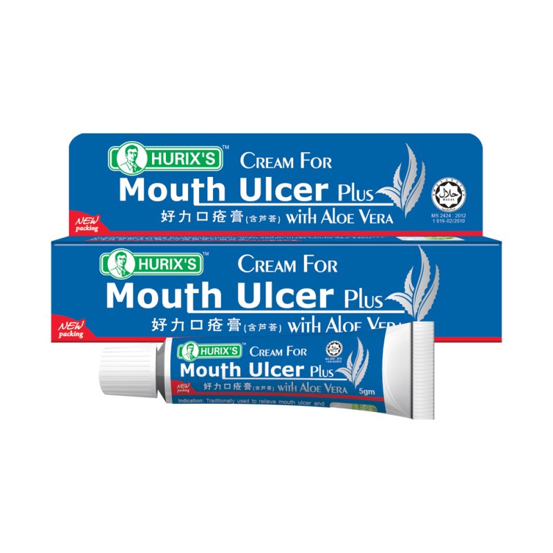 Hurix’s Cream For Mouth Ulcer Plus With Aloe Vera 5g