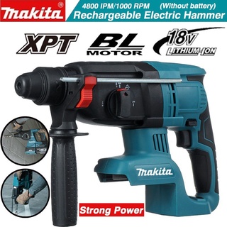 Top Quality Makita Brushless Cordless Electric Rotary Hammer 4800 IPM Multifunctional Rechargeable Electric Hammer Adapted To 18V 60A Battery(This product does not contain batterie