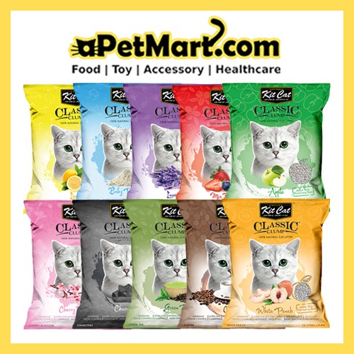 Kit Cat Classic Clump Litter 10L (10 Scents) Shopee Singapore