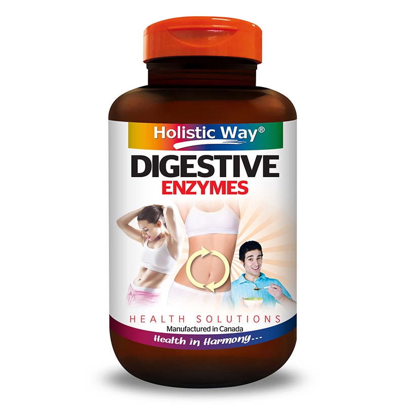 Holistic Way Digestive Enzymes (90 Vegetarian Capsules) Shopee Singapore