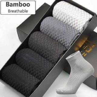 Image of Men's Bamboo Fiber Ankle Socks/Lenght Business Anti-Bacterial Breathable Sock