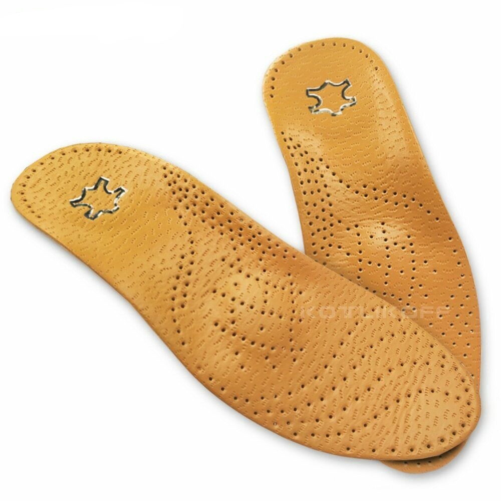 High quality Leather orthotics Insole / Flat Foot Arch Support orthopedic Silicone Insoles