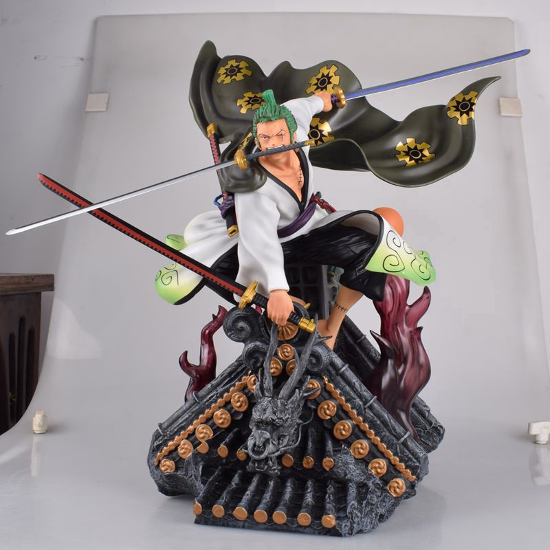 Japanese Anime Figure One Piece Roronoa Zoro Pvc Figurine Statue Collection Toy