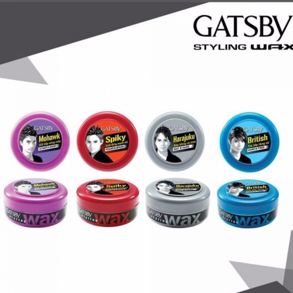 Model 2020] GATSBY WAX Hair Wax 75g full color | Shopee Singapore